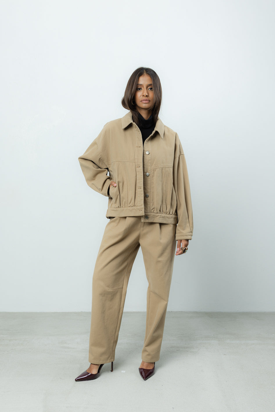 Kurtka Jean Beige Petite