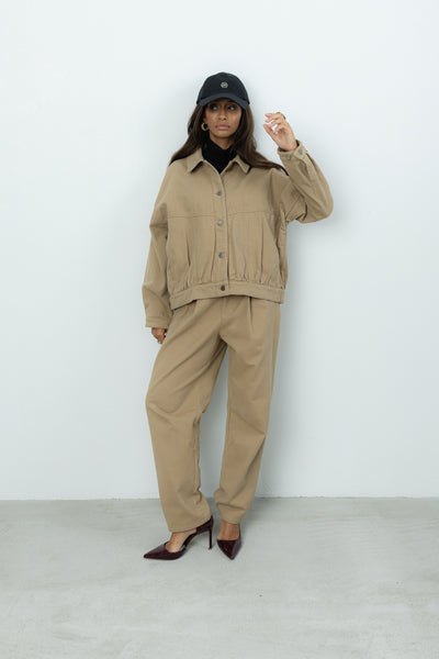 Kurtka Jean Beige Petite