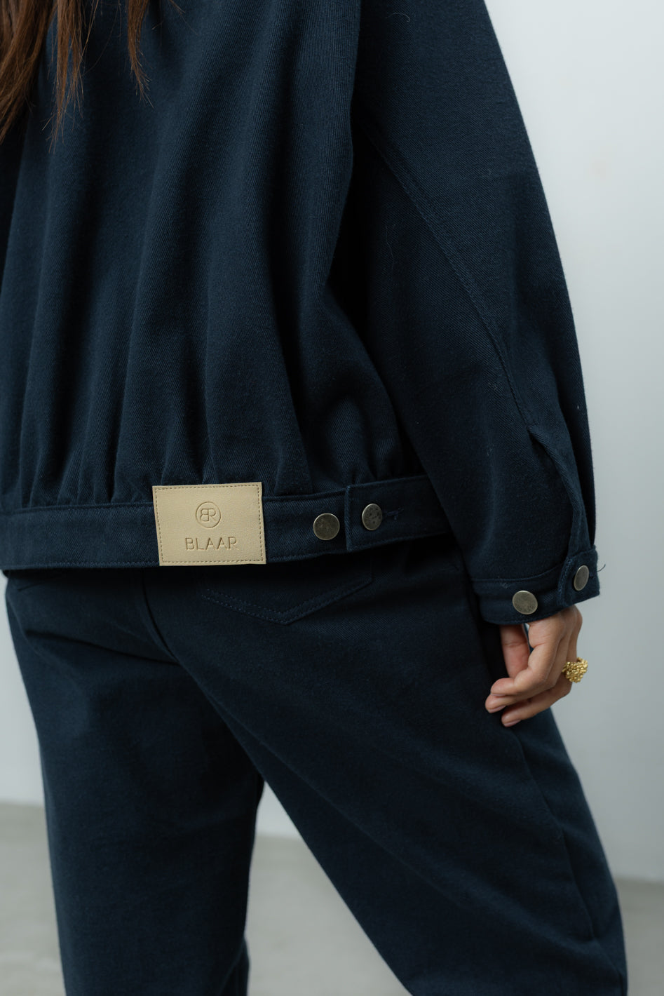 Kurtka Jean Navy Petite