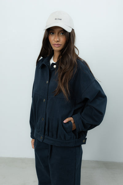Kurtka Jean Navy Petite