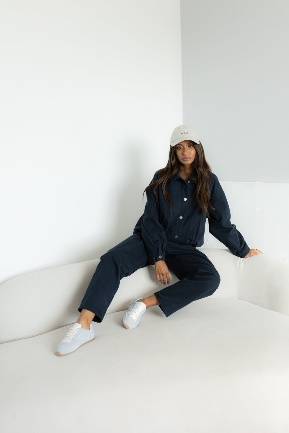 Kurtka Jean Navy Petite