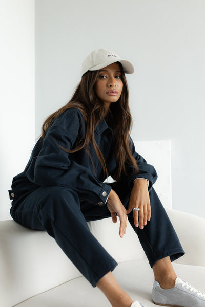 Kurtka Jean Navy Petite