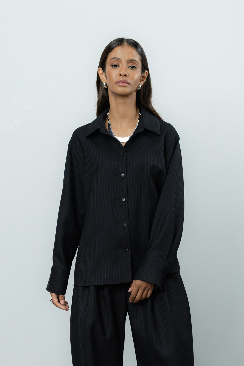 Koszula Palle Black Wool Petite