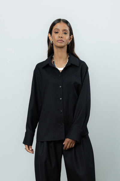 Koszula Palle Black Wool Petite