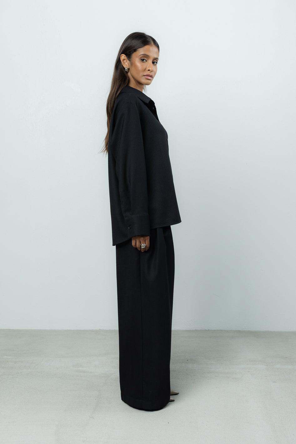 Koszula Palle Black Wool Petite