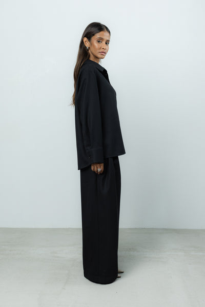 Koszula Palle Black Wool Petite