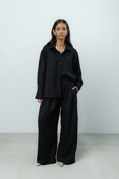 Koszula Palle Black Wool Petite