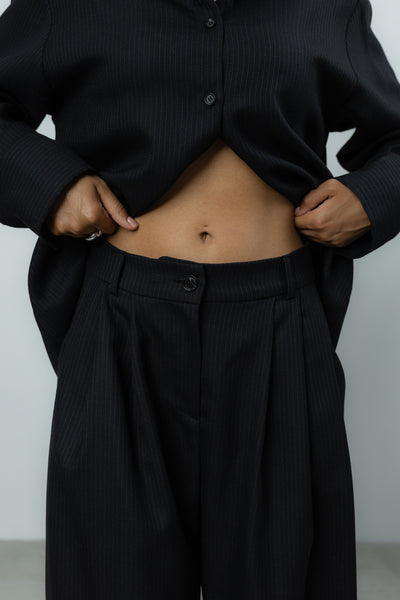 Koszula Palle Black Wool Petite