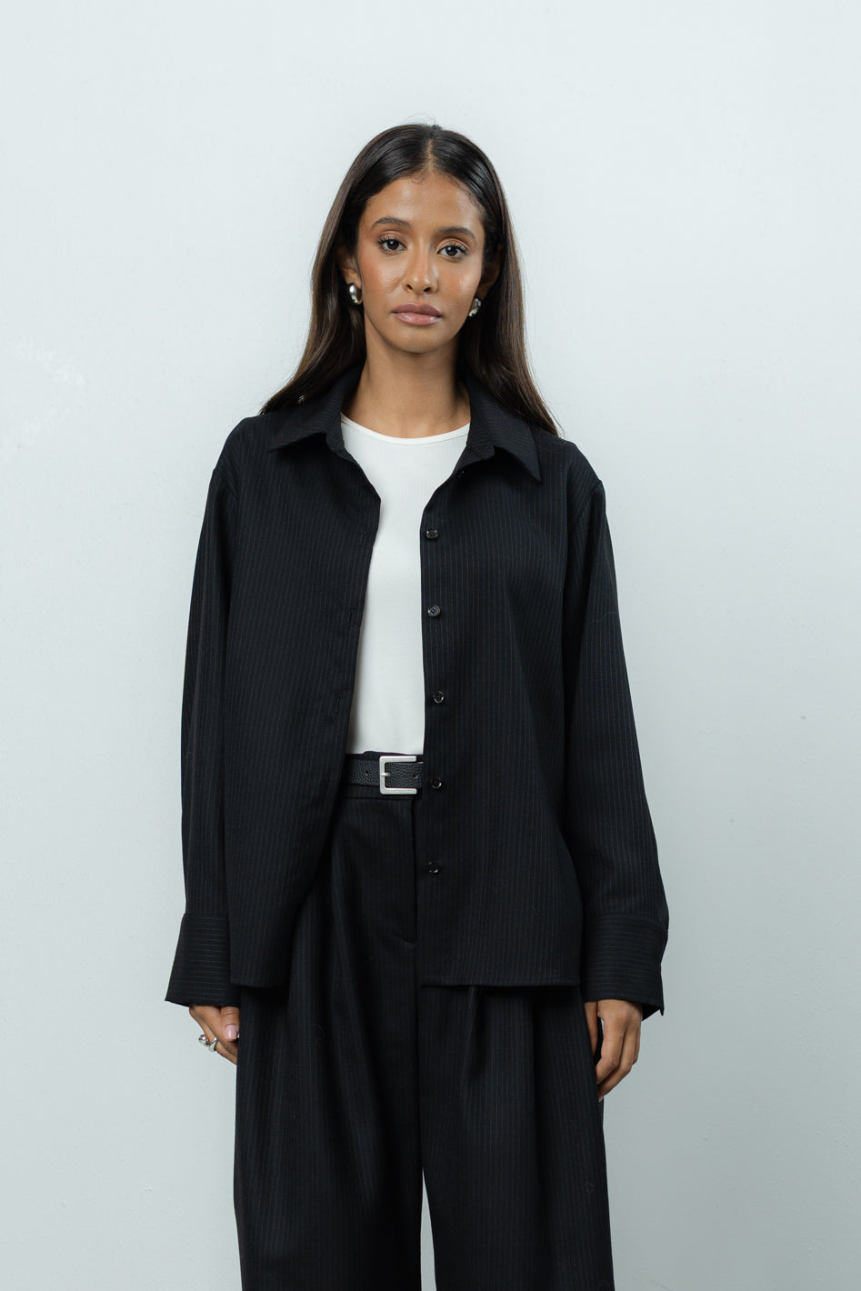 Koszula Palle Black Wool Petite