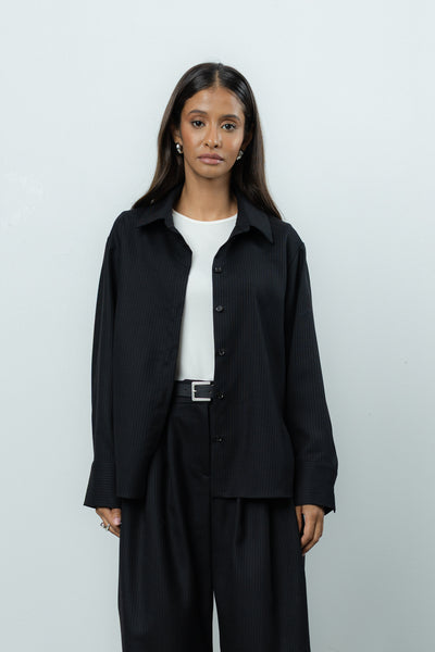 Koszula Palle Black Wool Petite