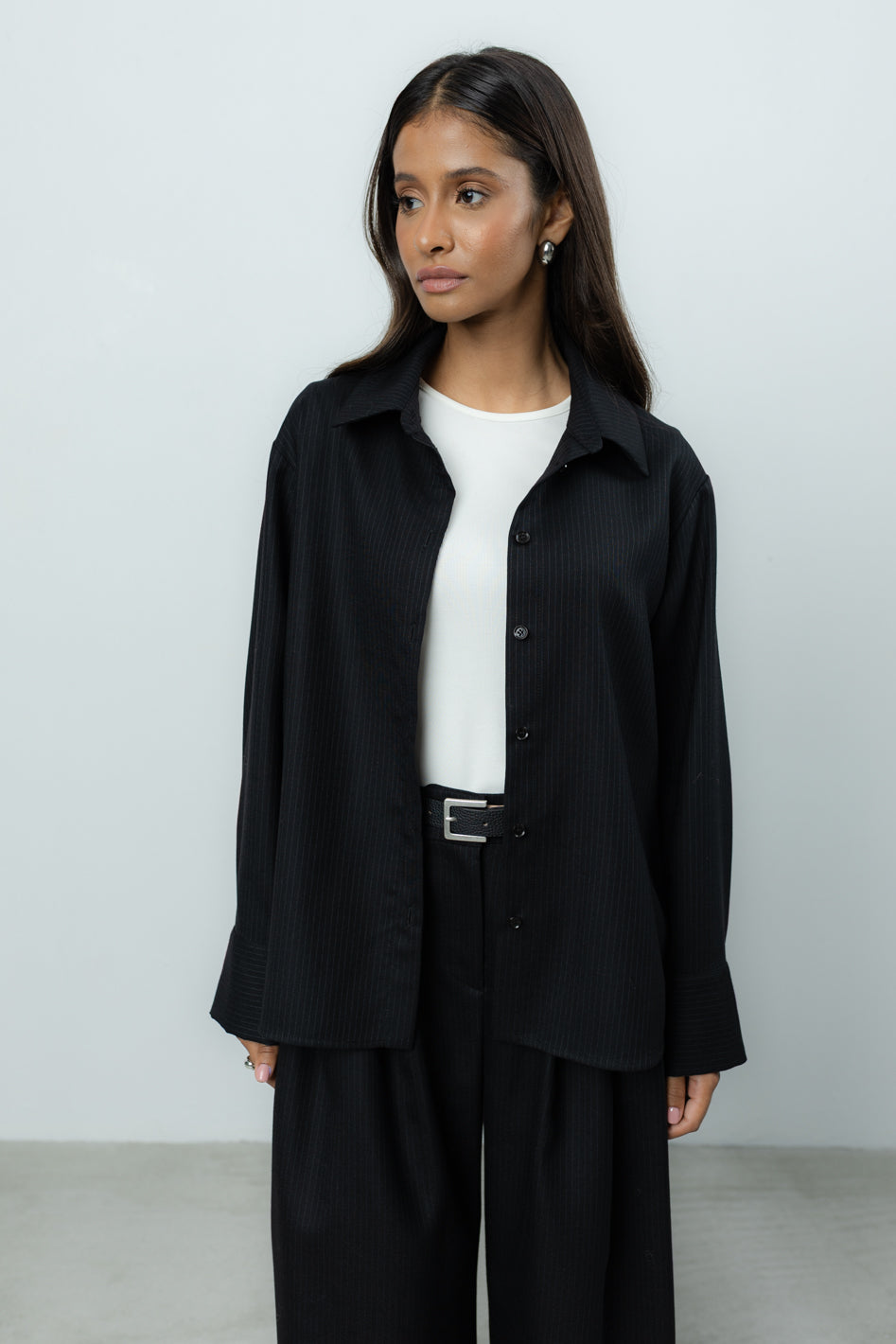 Koszula Palle Black Wool Petite