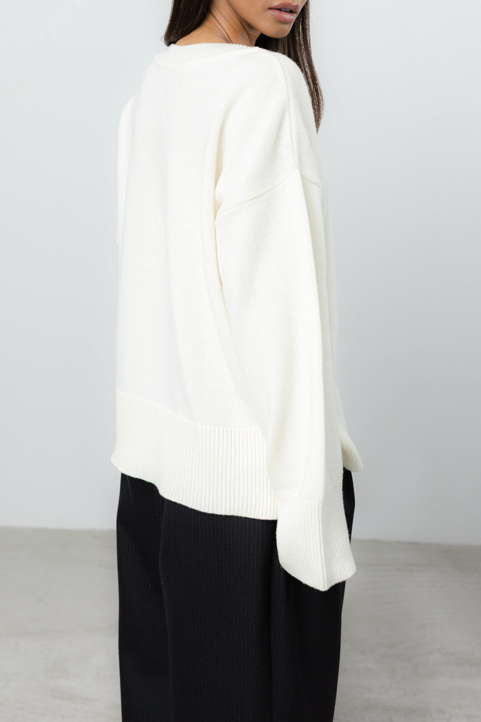 Sweter Vene Cream Petite