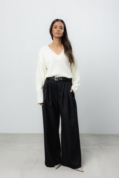 Sweter Vene Cream Petite