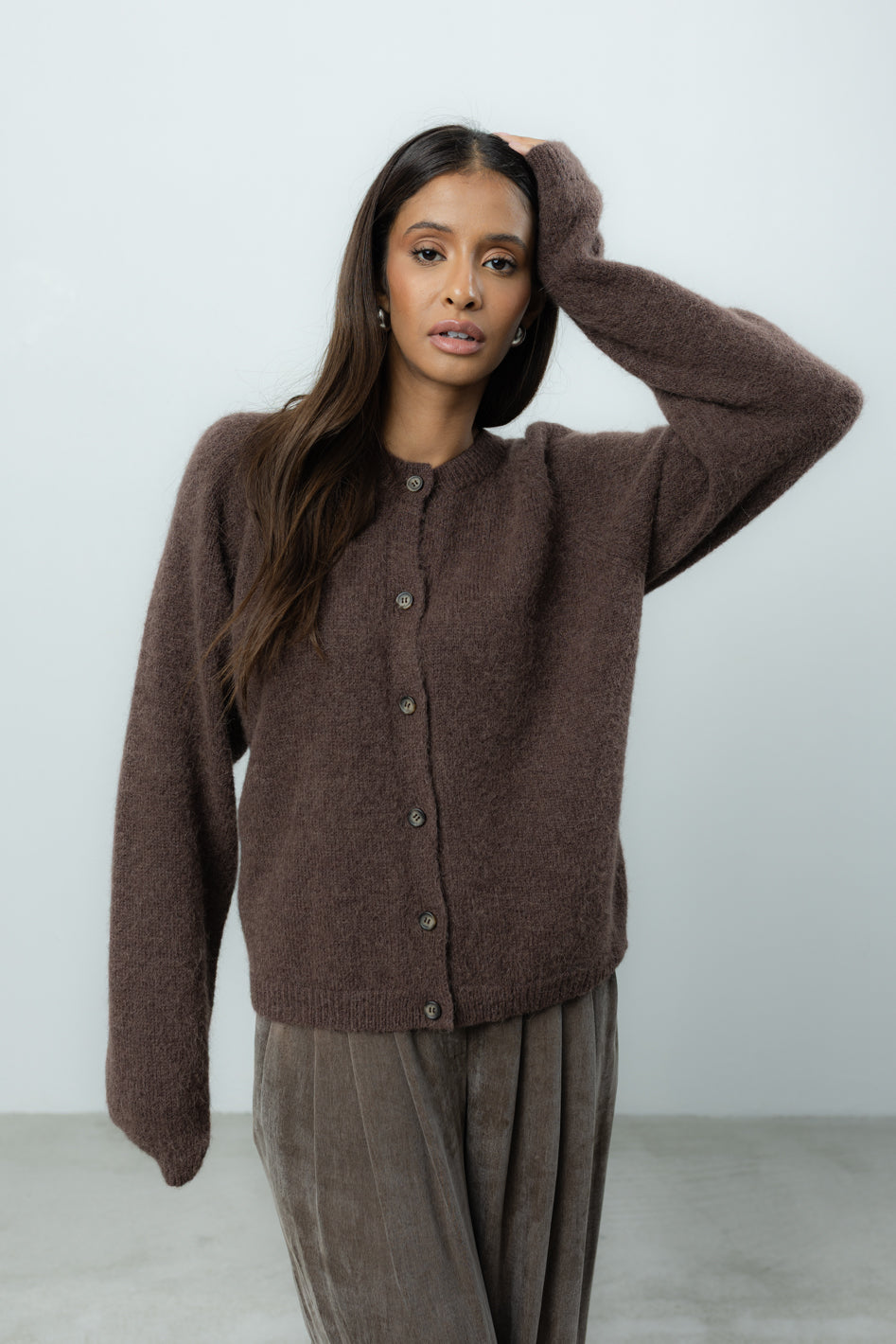 Kardigan Elara Brown Petite