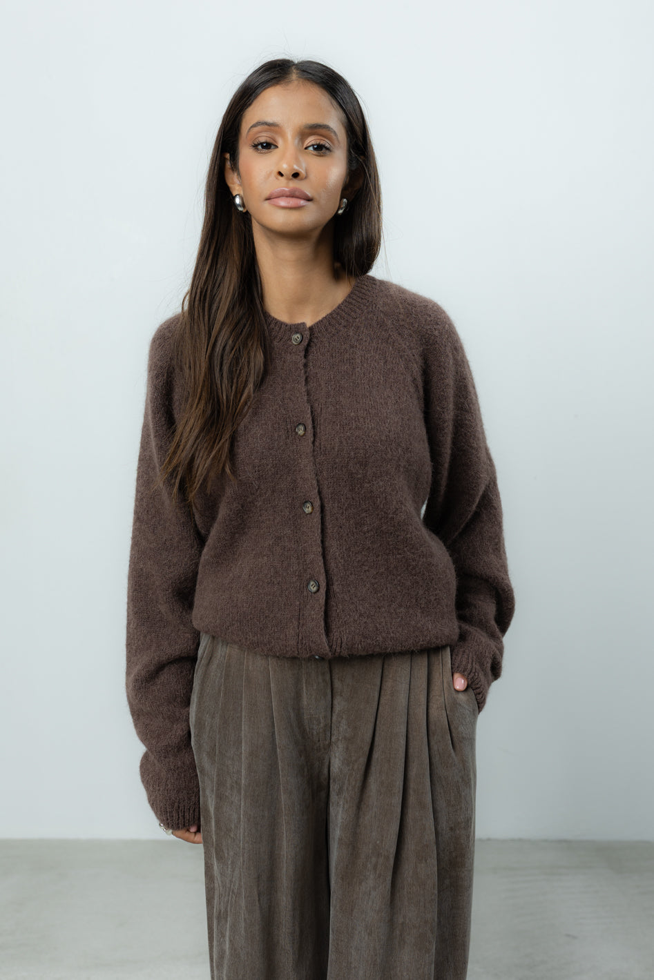 Kardigan Elara Brown Petite