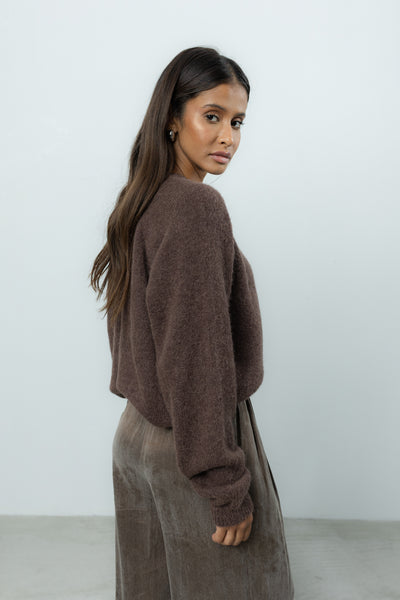 Kardigan Elara Brown Petite