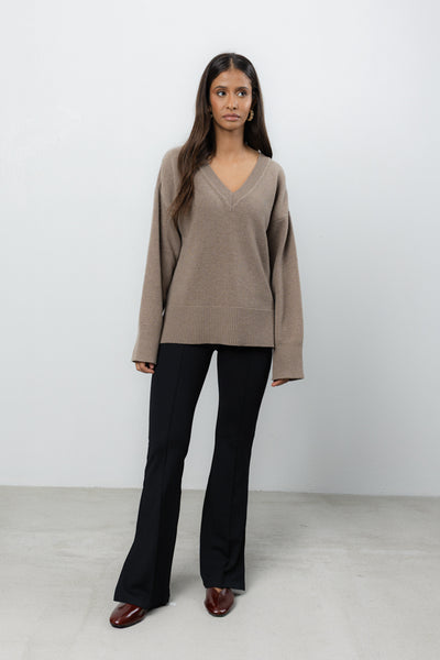 Sweter Vene Taupe Petite