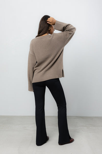 Sweter Vene Taupe Petite