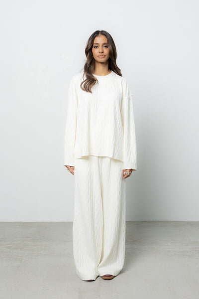 Spodnie Mirlo Ecru Petite