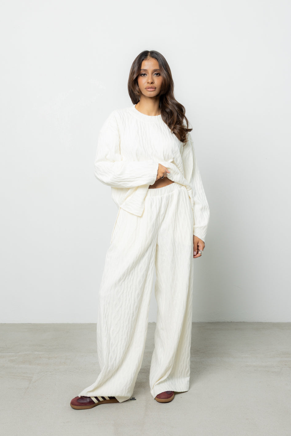 Spodnie Mirlo Ecru Petite