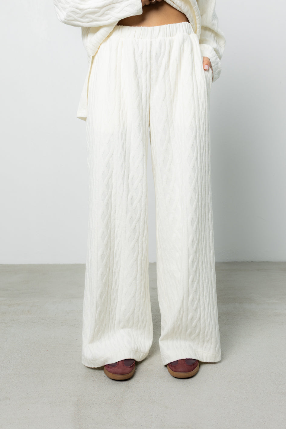 Spodnie Mirlo Ecru Petite