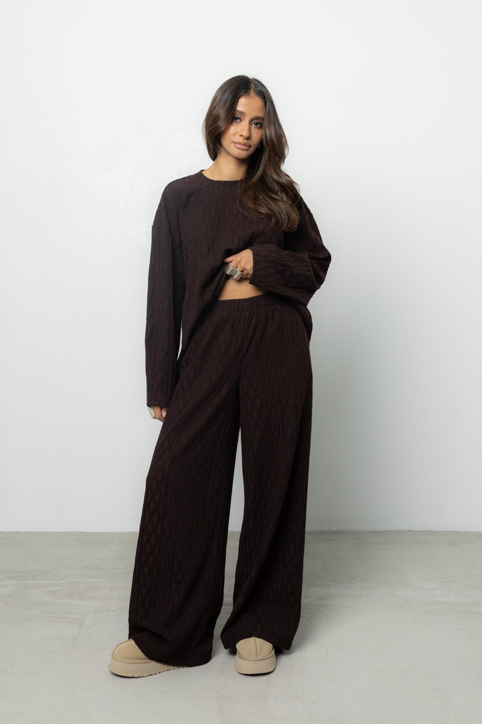 Spodnie Mirlo Brown Petite