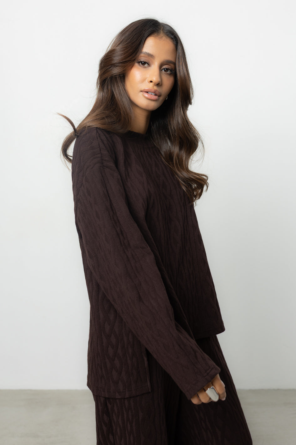 Longsleeve Ninel Brown Petite