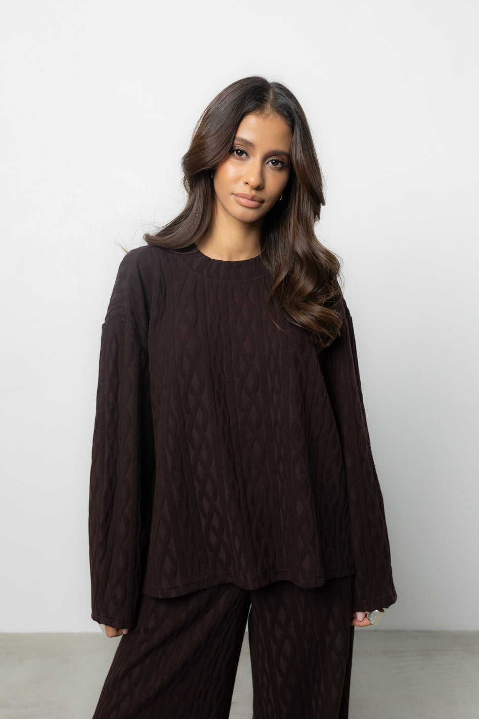 Longsleeve Ninel Brown Petite
