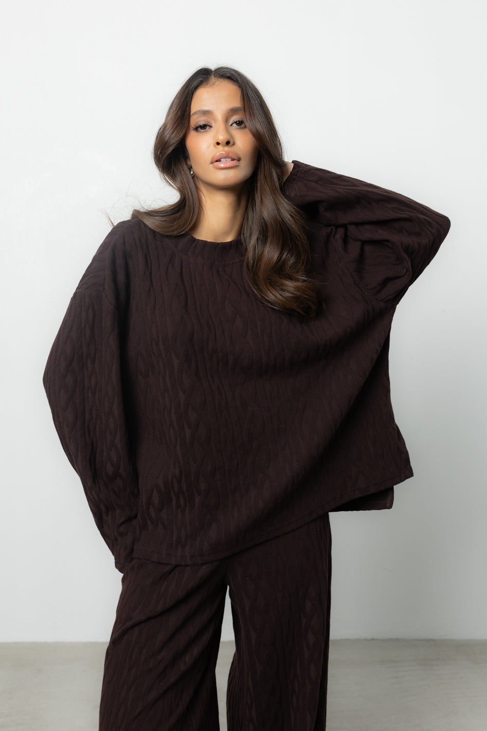 Longsleeve Ninel Brown Petite