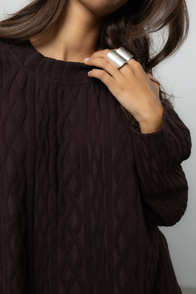 Longsleeve Ninel Brown Petite