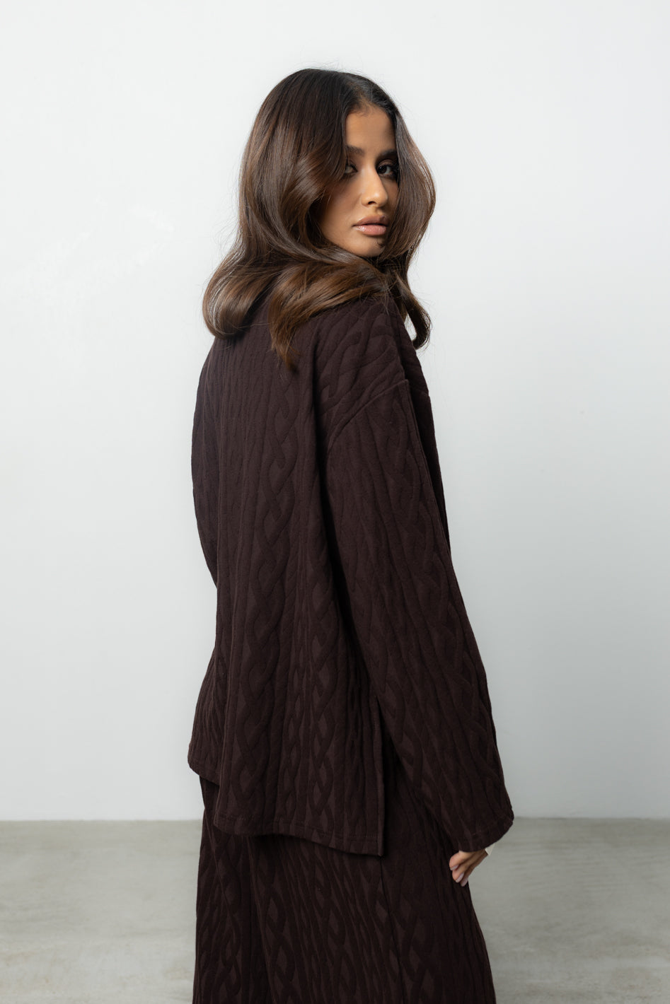 Longsleeve Ninel Brown Petite