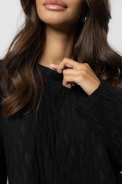 Longsleeve Ninel Black Petite