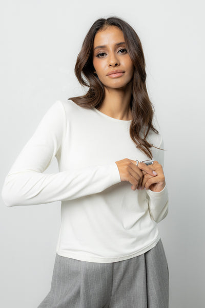 Longsleeve Luca Cream Petite