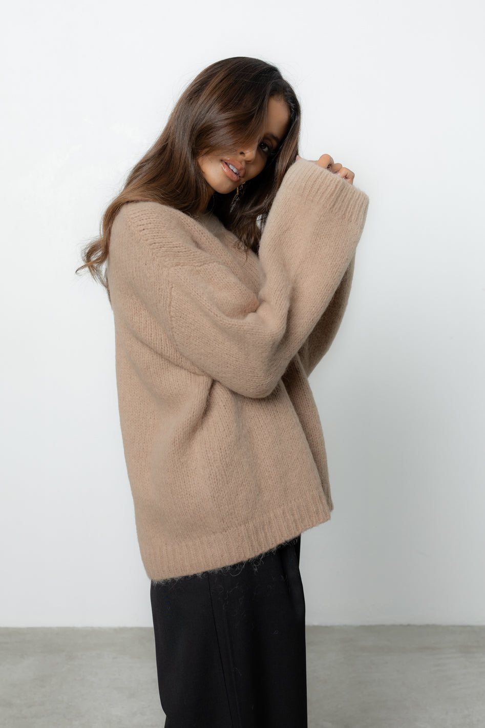 Sweter Ismo Beige Petite