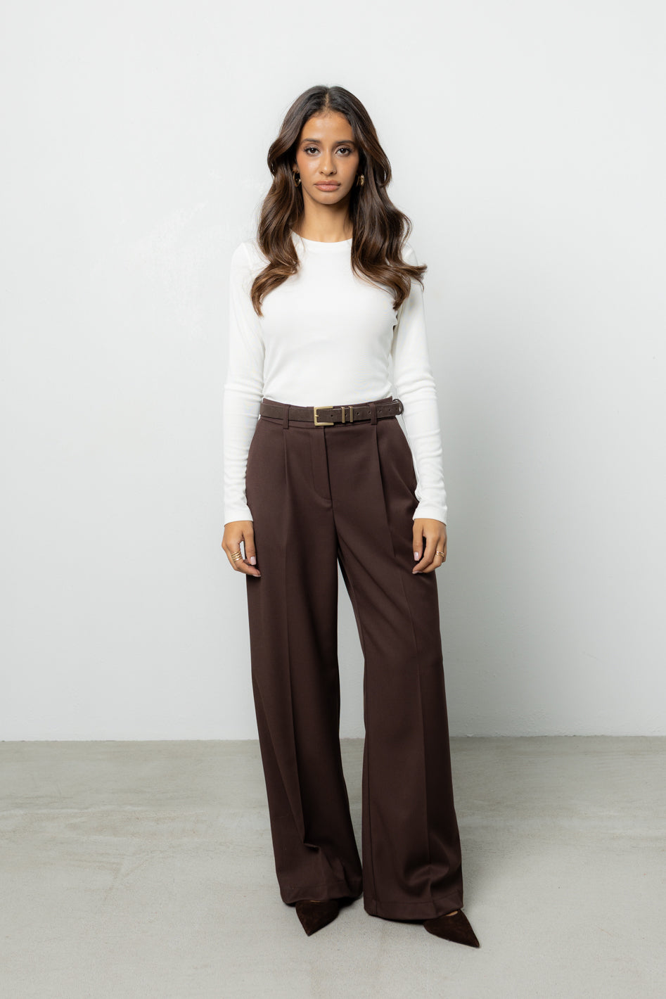 Spodnie Espe Brown Petite