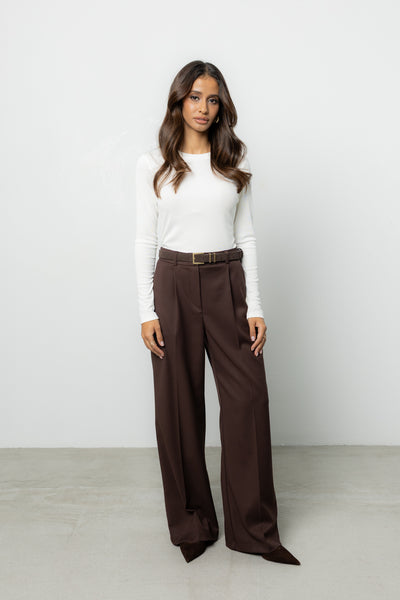 Spodnie Espe Brown Petite