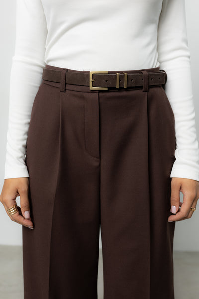 Spodnie Espe Brown Petite