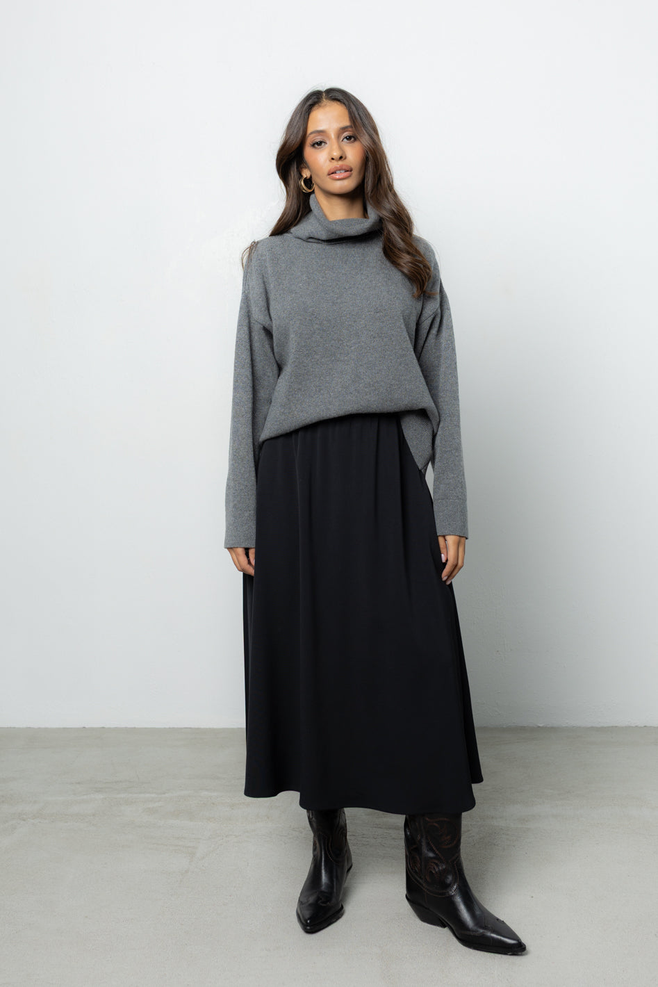 Spódnica Veloria Black Petite