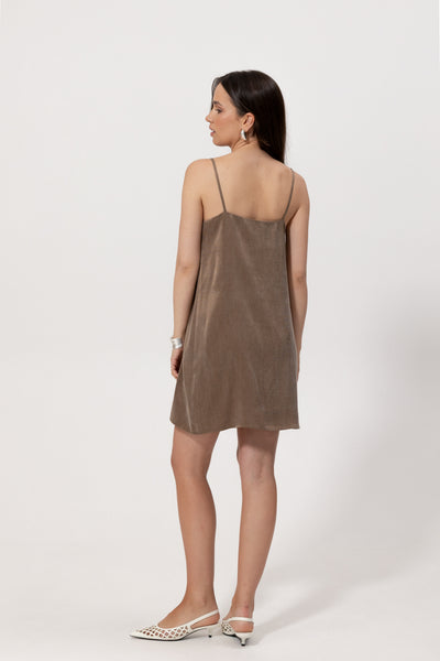 Sukienka Vivid Coffee Petite