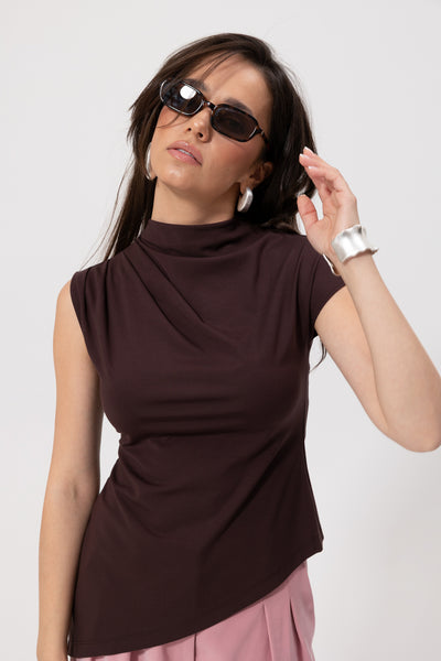 Bluzka Molie Brown Petite