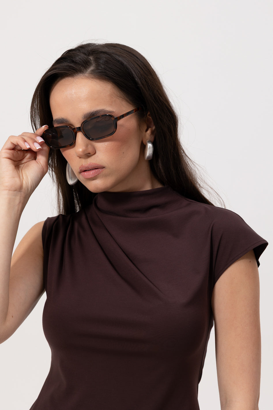 Bluzka Molie Brown Petite