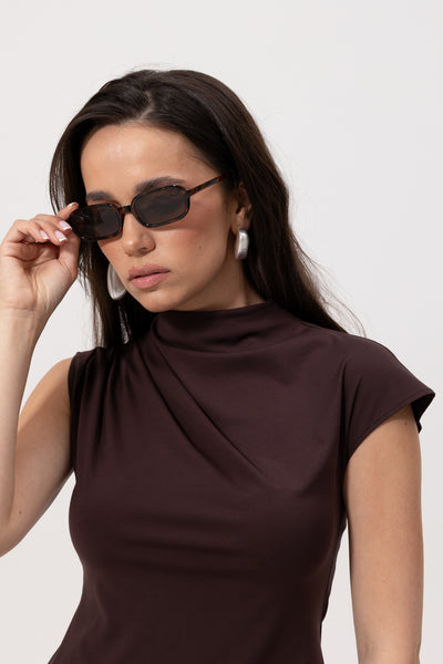 Bluzka Molie Brown Petite