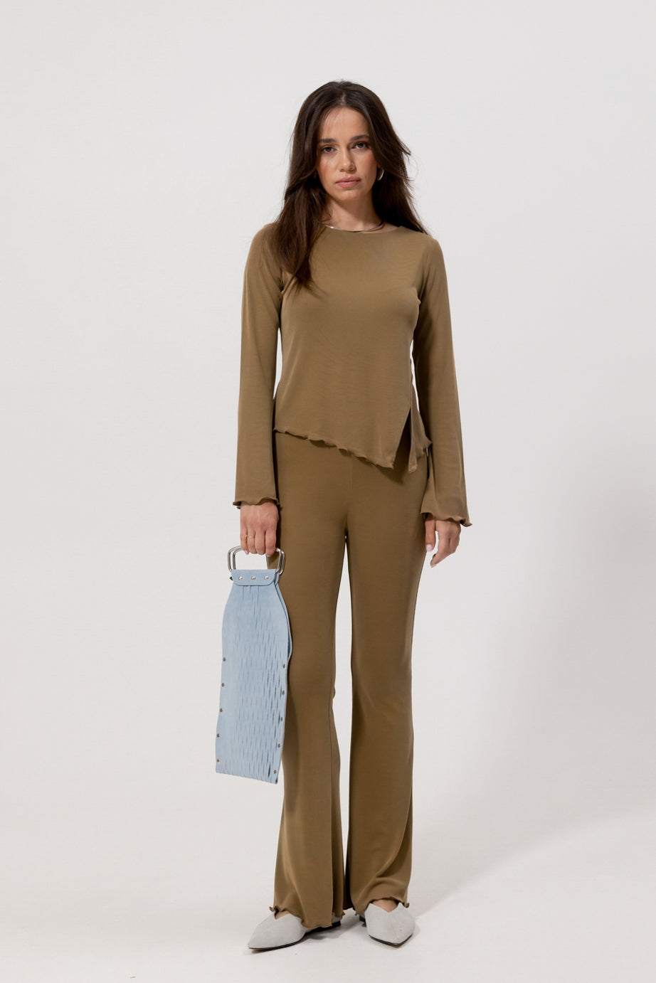 Longsleeve Devon Olive Petite