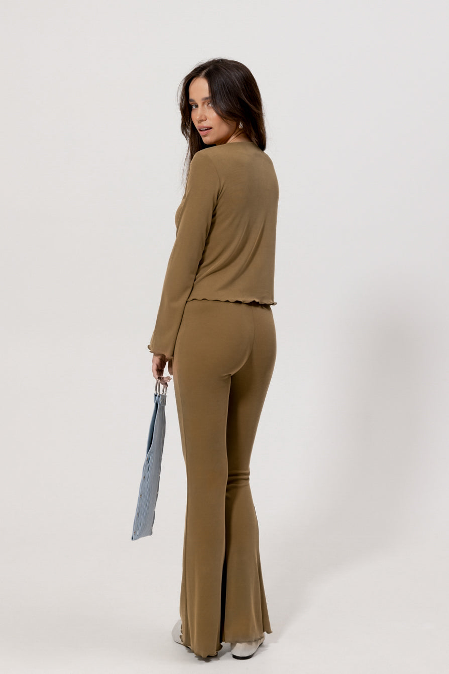 Longsleeve Devon Olive Petite
