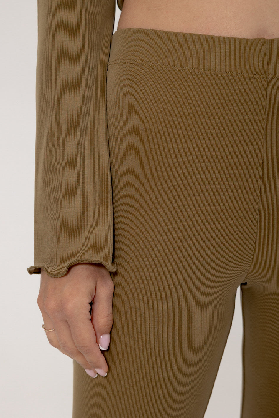 Longsleeve Devon Olive Petite