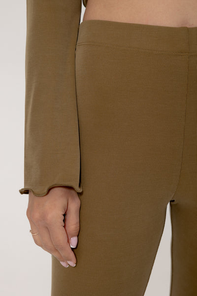 Longsleeve Devon Olive Petite