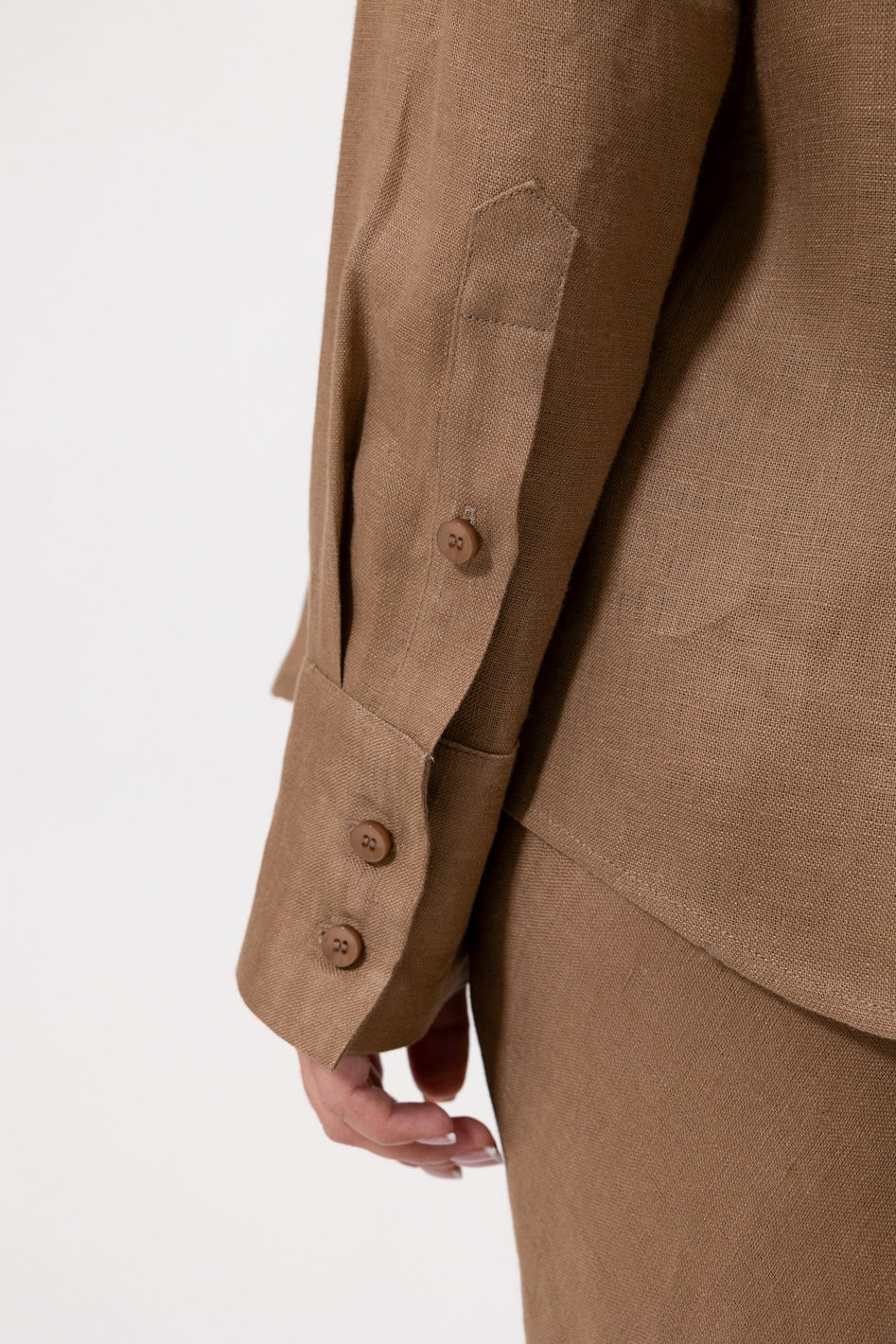 Koszula Isla Beige Linen Petite