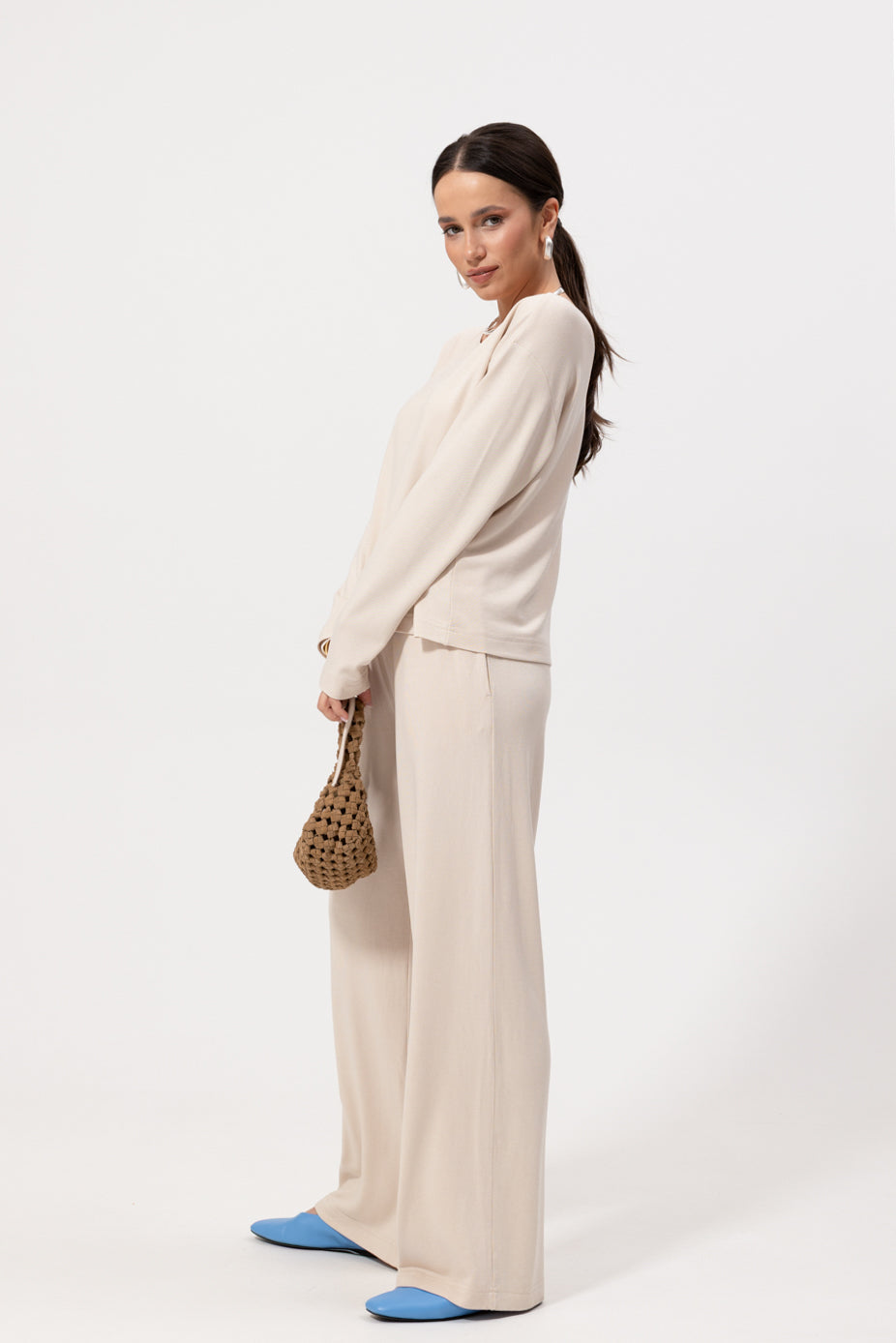 Longsleeve Loren Cream Petite