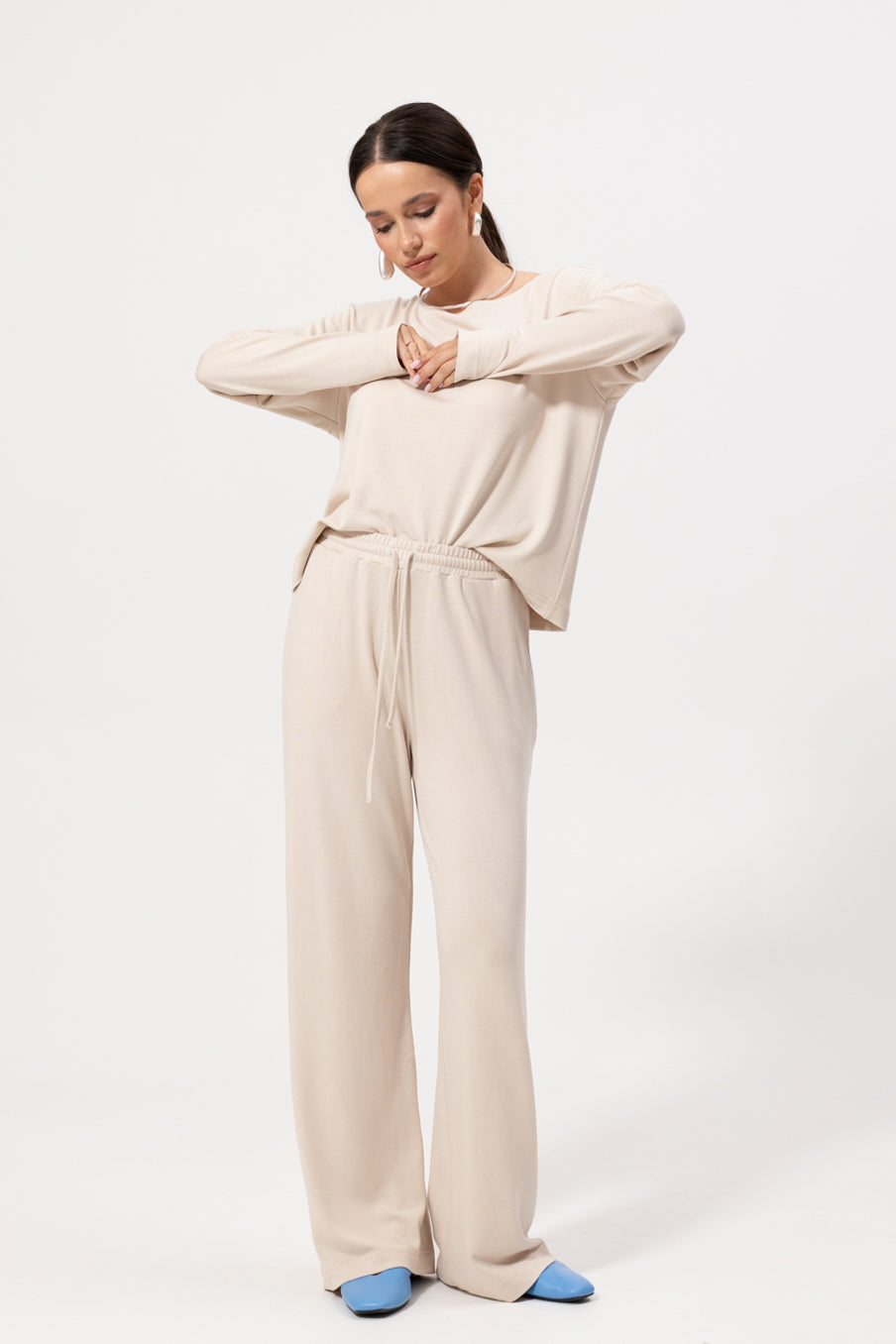 Longsleeve Loren Cream Petite