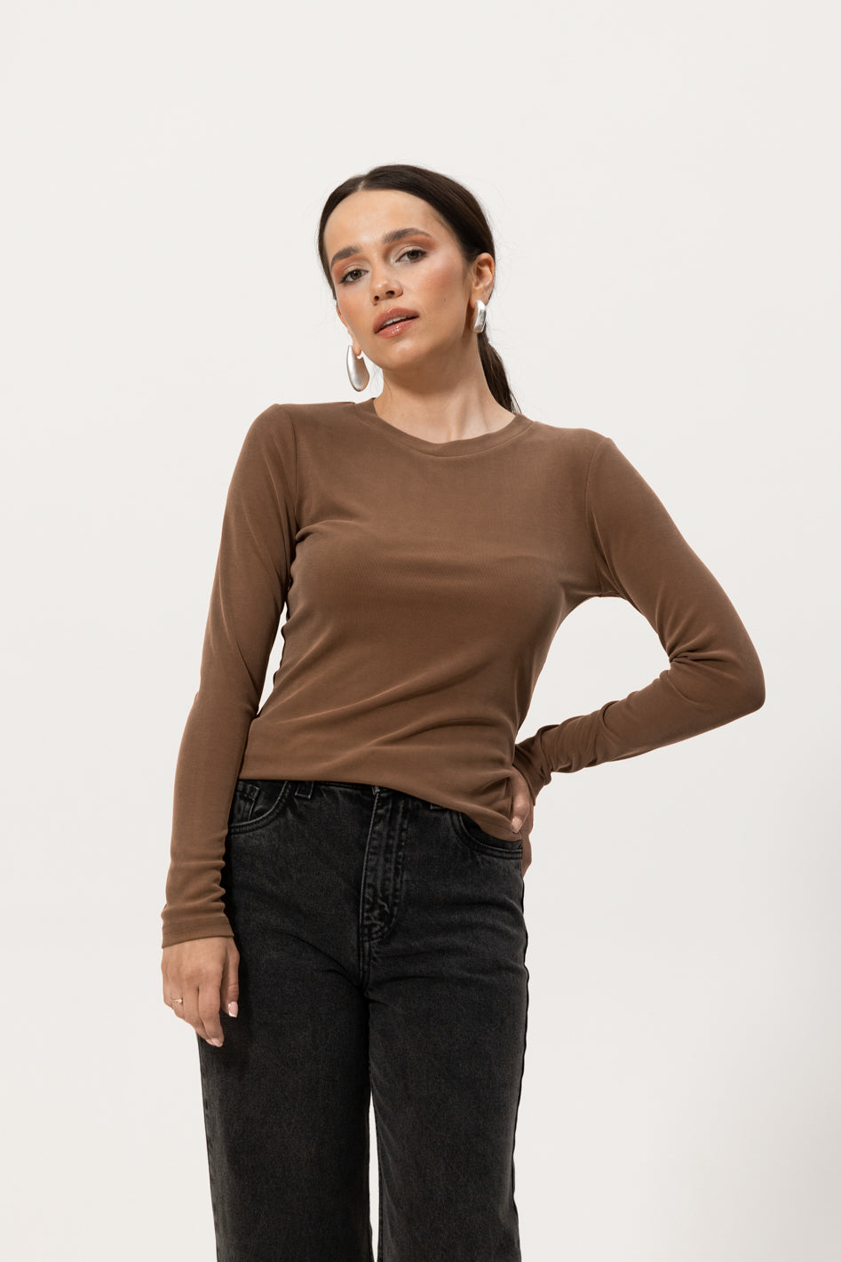 Longsleeve Selmo New Mocha Petite